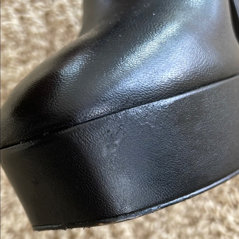 Stuart Weitzman Knee High Platform Party Boots Used 7.5 see description and pics - Picture 10 of 17